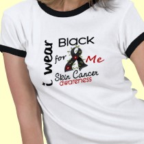 Skin Cancer I Wear Black For ME 43 T-shirts